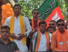 সৌমিত্র খাঁয়ের সমর্থনে প্রচারে সুকান্ত