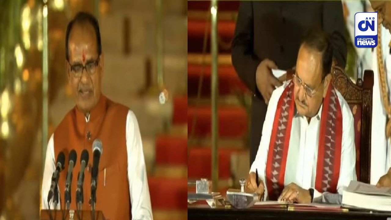 মন্ত্রী পদে শপথ নিলেন জেপি নাড্ডা ও শিবরাজ সিং চৌহান